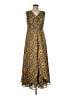 ASHRO 100% Polyester Argyle Brown Casual Dress Size 12 - photo 1