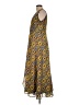 ASHRO 100% Polyester Argyle Brown Casual Dress Size 12 - photo 5