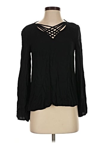 Pink Republic Long Sleeve Blouse (view 1)