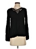 Pink Republic Black Long Sleeve Blouse Size S - photo 1