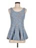 Free People Blue Sweater Vest Size M - photo 1