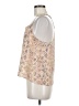 E by Eloise 100% Silk Tan Sleeveless Silk Top Size M - photo 5