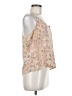 E by Eloise 100% Silk Tan Sleeveless Silk Top Size M - photo 4