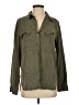 Babaton Green Long Sleeve Button-Down Shirt Size S - photo 1