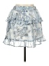 En Creme 100% Polyester Paisley Blue Casual Skirt Size L - photo 1
