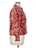 Coldwater Creek 100% Cotton Paisley Red Jacket Size XL (petite) - photo 4