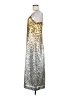 J.Crew Collection 100% Polyester Metallic Silver Cocktail Dress Size 8 - photo 5