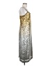 J.Crew Collection 100% Polyester Metallic Silver Cocktail Dress Size 8 - photo 4