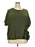 Unbranded Green Short Sleeve Blouse Size 2X - photo 1