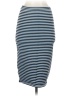 A.L.C. Stripes Blue Casual Skirt Size S - photo 2