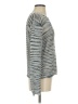Anne Klein II 100% Silk Stripes Blue Gray Silk Pullover Sweater Size S - photo 4