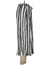 Simplee Stripes Silver Casual Pants Size S - photo 4