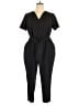 Lane Bryant Solid Black Jumpsuit Size 16 - photo 1