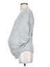 Ingrid + Isabel 100% Modal Gray Short Sleeve Top Size XS Maternity (0) - photo 5