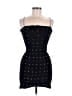 retrofête 100% Silk Polka Dots Black Cocktail Dress Size M - photo 1