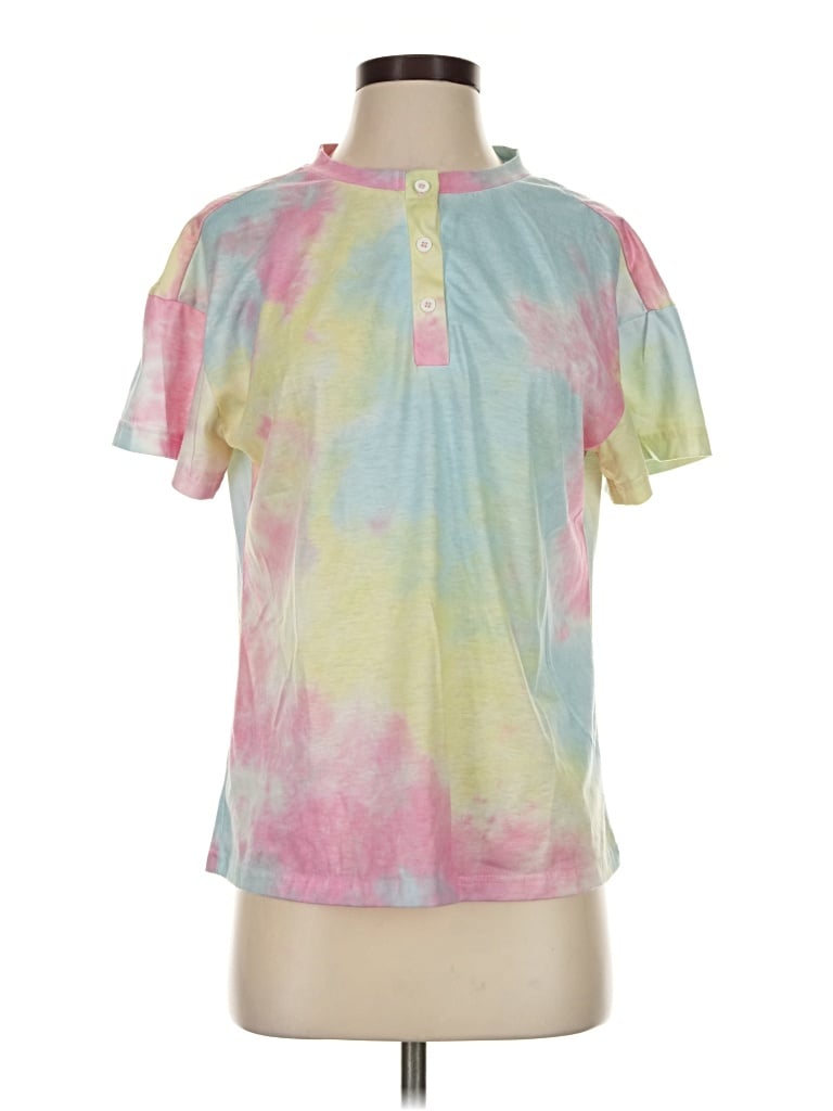 Pre-owned Ekouaer Short Sleeve T-shirt In Pink