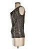 MICHAEL Michael Kors Silver Sleeveless T-Shirt Size P (petite) - photo 5