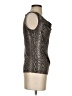 MICHAEL Michael Kors Silver Sleeveless T-Shirt Size P (petite) - photo 4