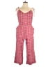 Madewell Plaid Red Jumpsuit Size XL - photo 1