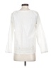 J.Crew 100% Cotton Ivory 3/4 Sleeve Blouse Size 2 - photo 2