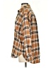 Gap 100% Cotton Plaid Brown Long Sleeve Button-Down Shirt Size S - photo 5