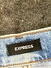 Express Blue Denim Shorts Size 10 - photo 3