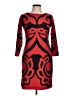 Just... Taylor Graphic Red Cocktail Dress Size 6 - photo 1