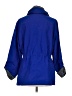 JM Collection 100% Polyester Polka Dots Blue Jacket Size S - photo 2