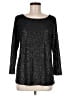 J.Crew 100% Cotton Black Long Sleeve Top Size M - photo 1