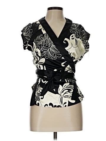 BCBGMAXAZRIA Short Sleeve Blouse (view 1)
