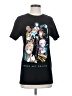 Assorted Brands Print Black Short Sleeve T-Shirt Size S - photo 1