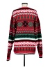Holiday Time 100% Acrylic Print Red Pullover Sweater Size M - photo 2