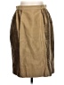 Carlisle 100% Silk Gold Brown Silk Skirt Size 12 - photo 1