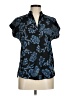 Allison Joy Blue Short Sleeve Blouse Size M (estimated) - photo 1