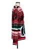 Holiday Time 100% Acrylic Print Red Pullover Sweater Size M - photo 4