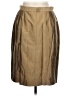 Carlisle 100% Silk Gold Brown Silk Skirt Size 12 - photo 2