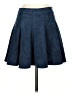 She + Sky Solid Blue Casual Skirt Size S - photo 2