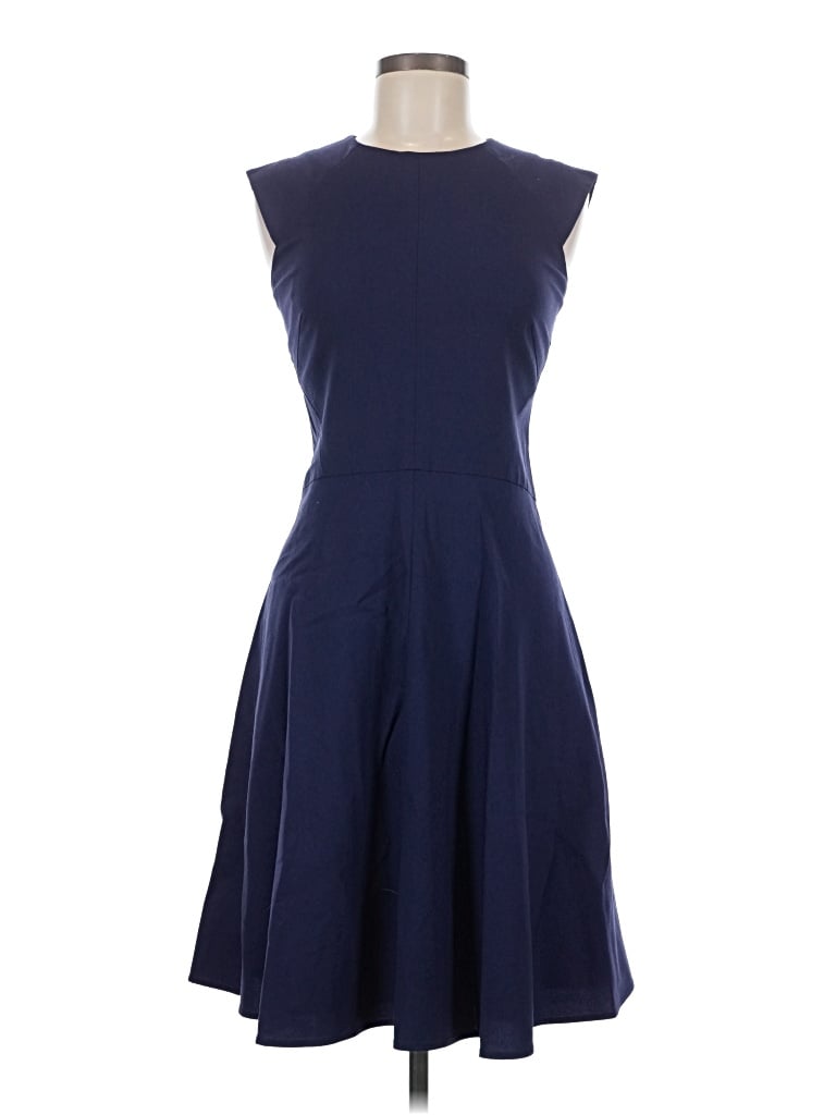 Pre-owned Mm. Lafleur Cocktail Dress In Blue
