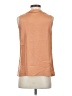 J.Crew 100% Silk Tan Sleeveless Silk Top Size 4 - photo 2
