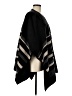 Ike Behar 100% Polyester Black Poncho One size - photo 4