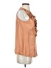 J.Crew 100% Silk Tan Sleeveless Silk Top Size 4 - photo 4