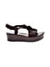 Born 100% Leather Brown Wedges Size 8 - photo 1