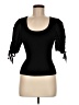 Design History Black 3/4 Sleeve Top Size M - photo 1
