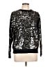Resorts Metallic Black Pullover Sweater Size L - photo 1