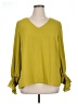 Vince Camuto 100% Polyester Green Long Sleeve Blouse Size 2X (estimated) - photo 1