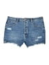 We the Free Blue Denim Shorts Size 34 waist - photo 1