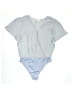 She + Sky 100% Polyester Blue Bodysuit Size L - photo 1