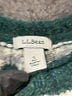 L.L.Bean 100% Lambswool Argyle Green Wool Pullover Sweater Size S - photo 7