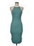 Soprano Solid Teal Cocktail Dress Size M - photo 1