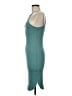 Soprano Solid Teal Cocktail Dress Size M - photo 5